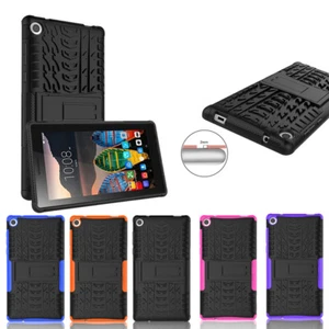 Shock-Absorption Hybrid Rugged Cover Case for Lenovo Tab 3 7 TB3-730F 730M 730X - Picture 1 of 28