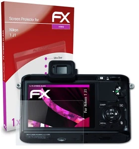 atFoliX Glass Protective Film for Nikon 1 J1 Glass Protector 9H Hybrid-Glass - Picture 1 of 8