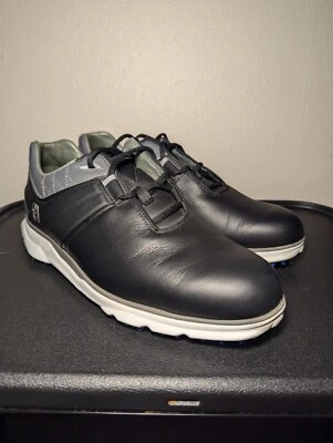 Zapatos de golf FootJoy Pro/SL negros/azul claro 8 1/2 Foto 1 de 4