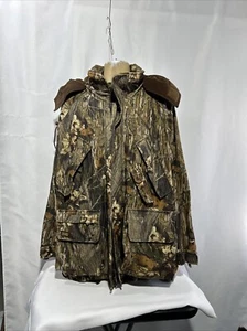 Gamehide Thermal Hush Hide Mossy Oak Camouflage Hunting Jacket Men's Size XL - Picture 1 of 8