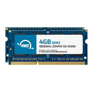 OWC 8GB (2 x 4GB) 1866MHz DDR3 SO-DIMM PC3-14900 204 Pin SO-DIMM CL13 Memory RAM - Picture 1 of 7