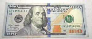 1957 Oct 5th $100 Dollar Note 2009A Birth/Anniversary Date LH1957105B Great Gift - Picture 1 of 2