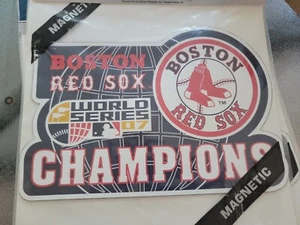 Fremont Die Team Car Magnet Boston Red Soxs 11 X 8" - Picture 1 of 1