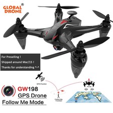 WIFI RC Quadcopter 5G Remote Drone W/ 720P Camera GPS FPV Brushless Control RTF