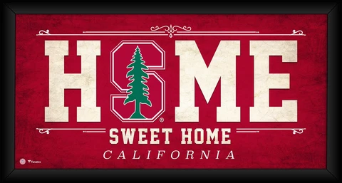 Stanford Cardinal Framed 10" x 20" Home Sweet Home Collage Cover