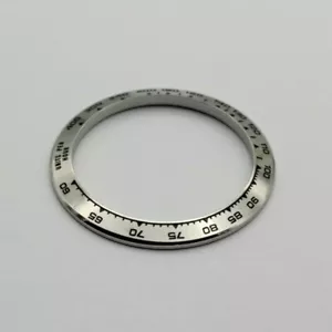 WATCH BEZEL INSERT INLAY STEEL COLOUR COMPATIBLE FOR 40MM ROLEX DTONA - Bild 1 von 11