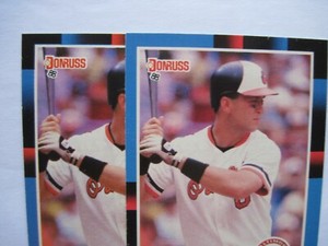 ORIOLES ERROR CARDS Border & Text Variations Your pick Singles 1988-1991 Donruss