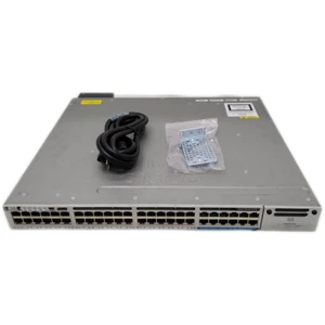 CISCO WS-C3850-12X48U-S 48 Port UPoE w/(1)1100w P/S-1 YEAR WARRANTY INCLUDED - Picture 1 of 9