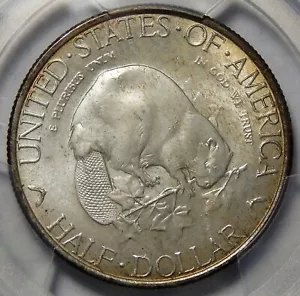 1936 PCGS/CAC MS67 ALBANY HALF DOLLAR SILVER COMMEMORATIVE - Picture 1 of 4