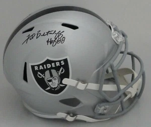 Raiders FRED BILETNIKOFF Signed Riddell Full Size Replica Helmet AUTO w/HOF BAS - Picture 1 of 1
