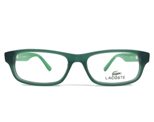 Lacoste Kids Eyeglasses Frame L3605 315 Matte Green Rectangle Full Rim 45-14-130 - Picture 1 of 9