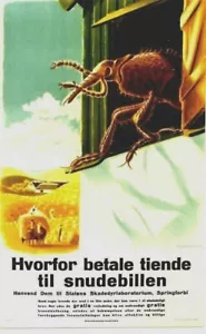 Original vintage poster KILL VERMIN CAMPAIGN DENMARK c.1940 - Picture 1 of 1