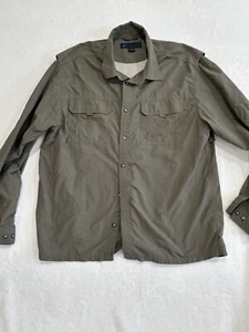 Eastern Mountain Sports Long Sleeve Shirt, Size L, Green, 2J283 - Picture 1 of 10