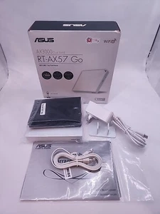ASUS RT-AX57 Go AX3000 Dual-Band Wi-Fi 6 Travel Router (Z) - Picture 1 of 10