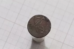 🧠🇳🇱 NETHERLANDS VOC DUIT WEST FRIESLAND 1780 SCH. 247 VERY RARE B66 #K7433 - Picture 1 of 2