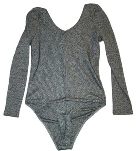 Damen Primark Salt & Pepper Langarm Einteiler V-Ausschnitt Bluse Turnanzug Large - Bild 1 von 5