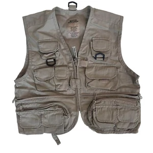 Master Sportsman Khaki Rugged Outdoor Gear Sz Kids Large Hunting Vest - Picture 1 of 3