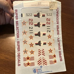 Superscale Decals 480029 1/48 Scale MiG-15 Romania, Algeria, Poland, Chinese - Picture 1 of 3