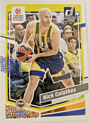 2023-24 Panini Donruss EuroLeague Basketball Beko Istanbul #74 Nick Calathes - Image 1 of 2