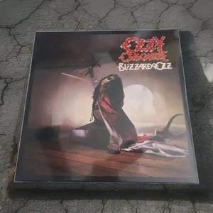 OZZY OSBOURNE BLIZZARD OF OZZ SILVER WITH RED SWIRLS COLOR RECORD ITALEY - Picture 1 of 6