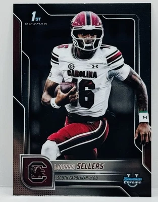 2025 Topps Bowman Chrome U 1st Bowman Lanorris Sellers - Image 1 of 2