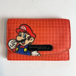 Console Nintendo 3DS XL Mario + custodia per il trasporto di slot per giochi - Foto 1 di 6