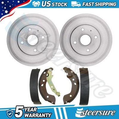 Raybestos Brakes Rear Drum Brake Shoe Brake Drum for 2012-2017 Nissan Versa - Image 1 of 4