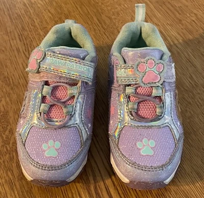 Tenis PAW Patrol Light Up púrpura niño talla 7 Foto 1 de 4
