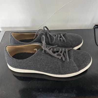 Zapatilla deportiva Oxford Cole Haan Grand OS de fieltro gris para hombre 13 M informal con costuras excelente Foto 1 de 4
