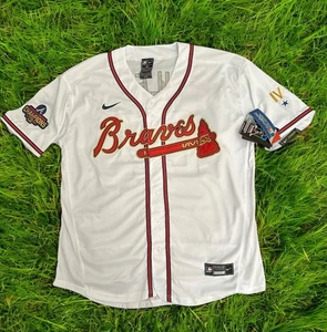Nike Atlanta Braves Austin Riley Jersey World Series Champions 2021 Patch 44 XXL - Picture 1 of 12
