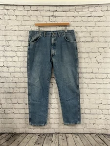 Wrangler Men's Relaxed Fit Jeans Size 40 X 30 Blue Denim Pants - Picture 1 of 6