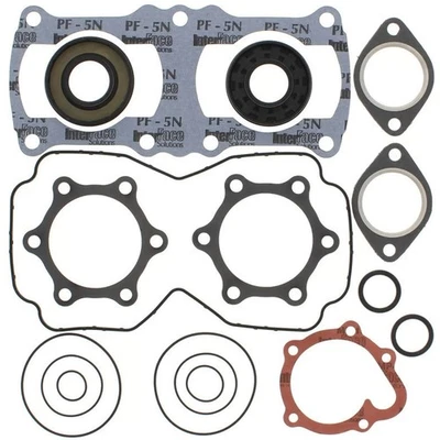 Winderosa Full Gasket Set w/ Oil Seals For Snowmobile 711209 gasket Kit 12-5225 - Image 1 of 4