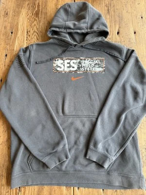 Sudadera con capucha Nike x Realtree SFS Special Field Systems RARA Gris Talla L Swoosh central Foto 1 de 4