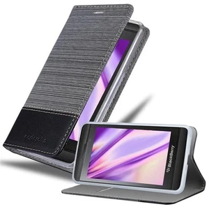 Case for Blackberry Z10 Protection Phone Cover Book Wallet Magnetic - Imagen 1 de 28