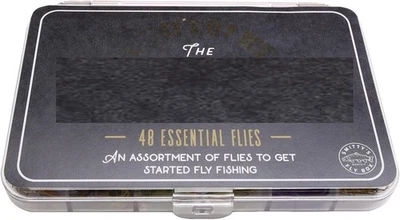 Premium Trout Fly Box with Assorted Dry Flies, Nymphs & Streamers - Image 1 of 4