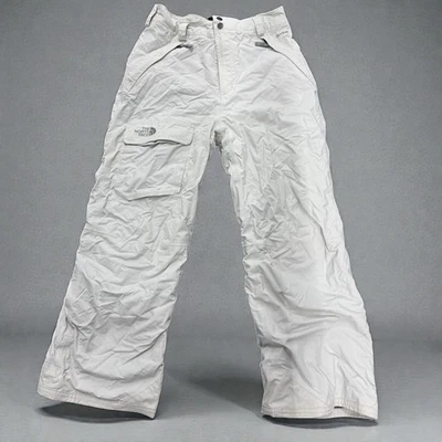Pantalones de snowboard North Face HYVENT blancos hueso para niñas 12/14 Foto 1 de 4