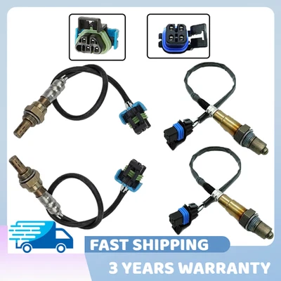 Sensores de oxígeno ascendentes+abajo 4 piezas para Cadillac CTS 3,6 L V6 turboalimentados 2014-2019 NUEVO Foto 1 de 4