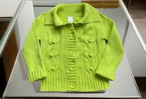 GYMBOREE Girls Green cardigan Sweater Small 5-6 - Picture 1 of 4