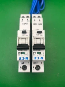 Eaton RCBO B25 25A eRB6-25/1/B/003 B45 45A eRB6-45/1/B/003 - Brandneu - Bild 1 von 5
