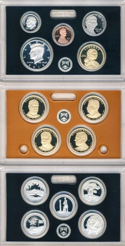 2013-S SILVER 14 Coin Proof Set OGP Cover