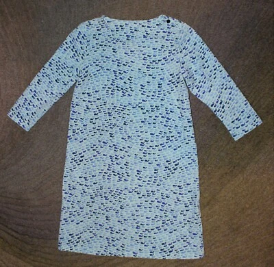 Vineyard Vines Girls Blue Long Sleeve Dress - Size L (14) - EUC - Image 1 of 4