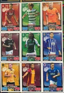 SPFL Match Attax 2022/23 #1 to 162 pick choose Celtic Rangers Aberdeen Hibs - Picture 1 of 163