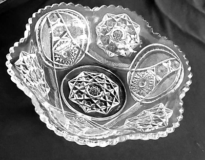  EAPG TOGO Indiana Glass Bismarc Star Early Pressed Glass Patterns by Schenning  - Image 1 of 4