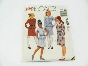 McCall 3906 Size 8 Girls Dress Uncut Sewing Pattern 874 - Picture 1 of 4