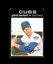 1971 TOPPS BASEBALL CARD CHICAGO CUBS #390 GLENN BECKERT