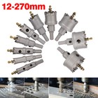 12-270mm Kreisschneider Kronenbohrer Edelstahl TCT Hartmetall Lochsäge Bohrkrone