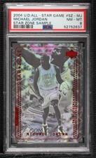 2004 Upper Deck NBA All-Star Game Los Angeles Michael Jordan #SZ-MJ PSA 8 HOF