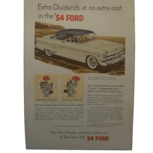 Vintage 1964 Ford Crestline Victoria Ad Advertisement - Bild 1 von 4