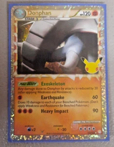 POKEMON TCG 2021 DONPHAN HOLO 107/123 CELEBRATIONS - Picture 1 of 2