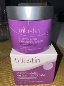 Trilastin Dehnungsstreifen Prävention Creme Aprikosenöl, Sheabutter & Vitamin E 4oz - Bild 1 von 4